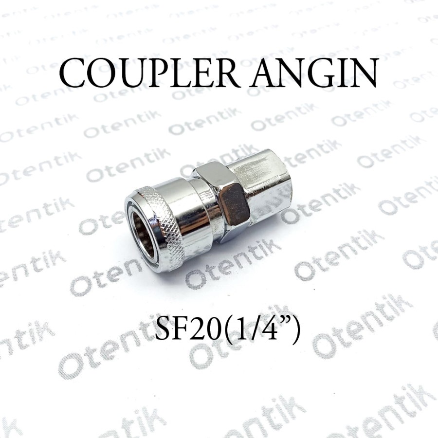 Jual COUPLER SF 20 DRAT DALAM - Kopler S20 - SAMBUNGAN SELANG KOMPRESOR ...