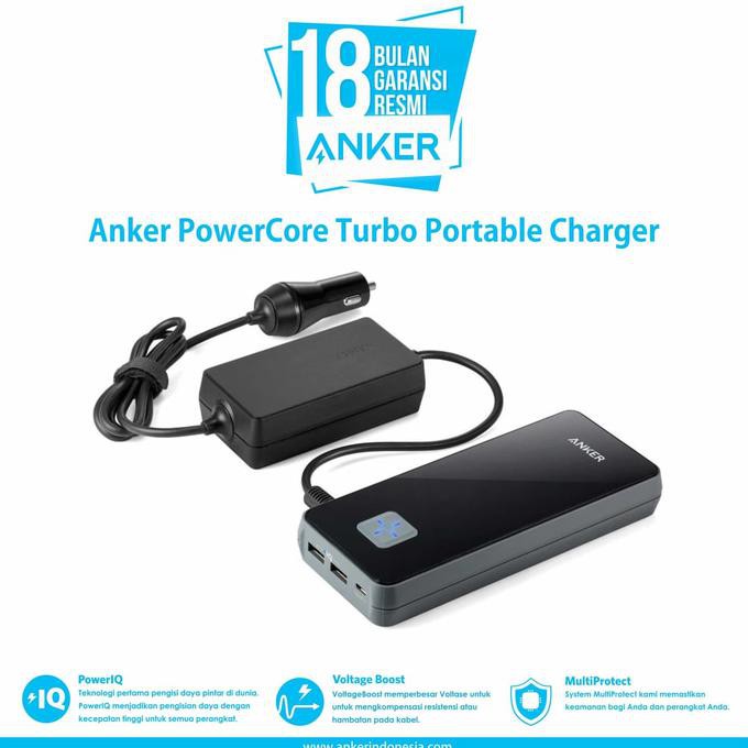 Jual Anker Powercore Turbo Portable Charger Ultra-Rapid Recharge ...