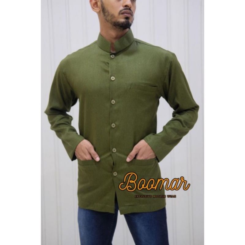 Jual Baju Koko Haibah Haibah Bahan Katun Madinah Size S M L Xl