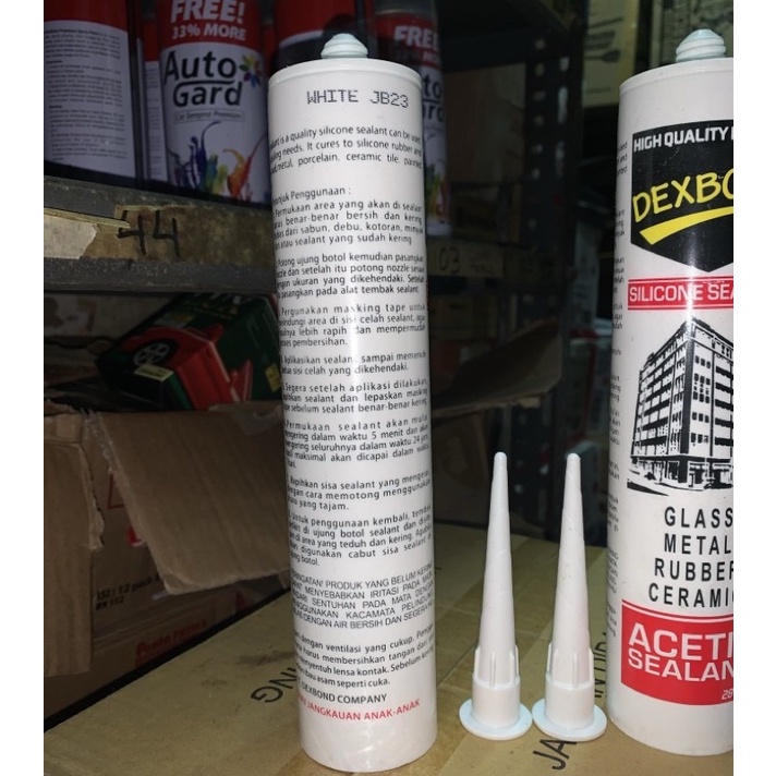 Jual Lem Kaca Sealant Kaca Dexbond Silicone Sealant 280ml | Shopee ...