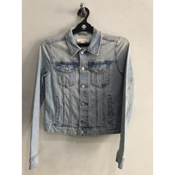 Jaket jeans 2024 wanita h&m