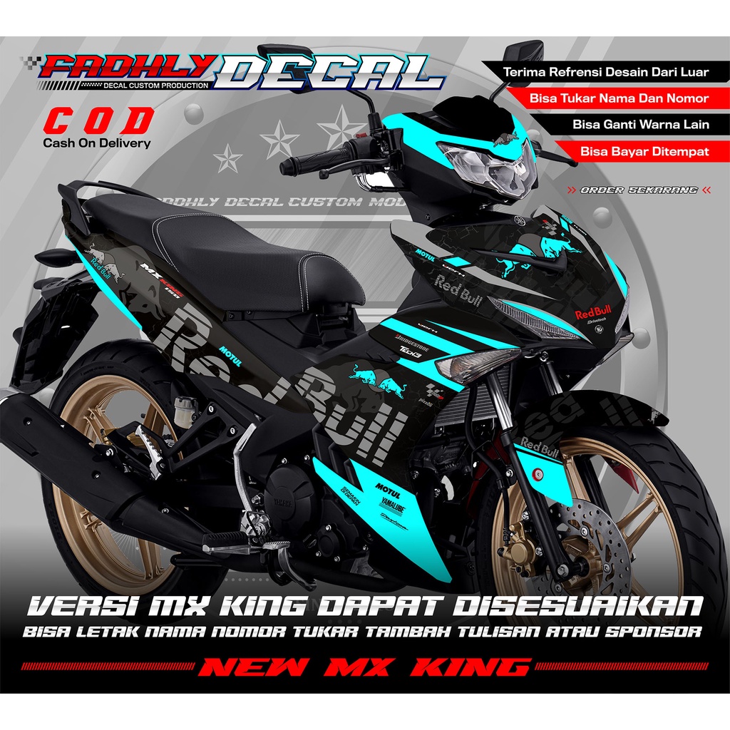 Jual Decal Mx King 150 Full Body Dekal Decal Stiker Fullbody Mx King ...