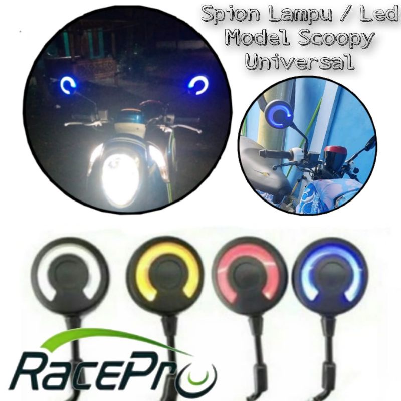 Jual Spion Led Scoopy Spion Lampu Motor Scoopy Universal Scoopy Fino