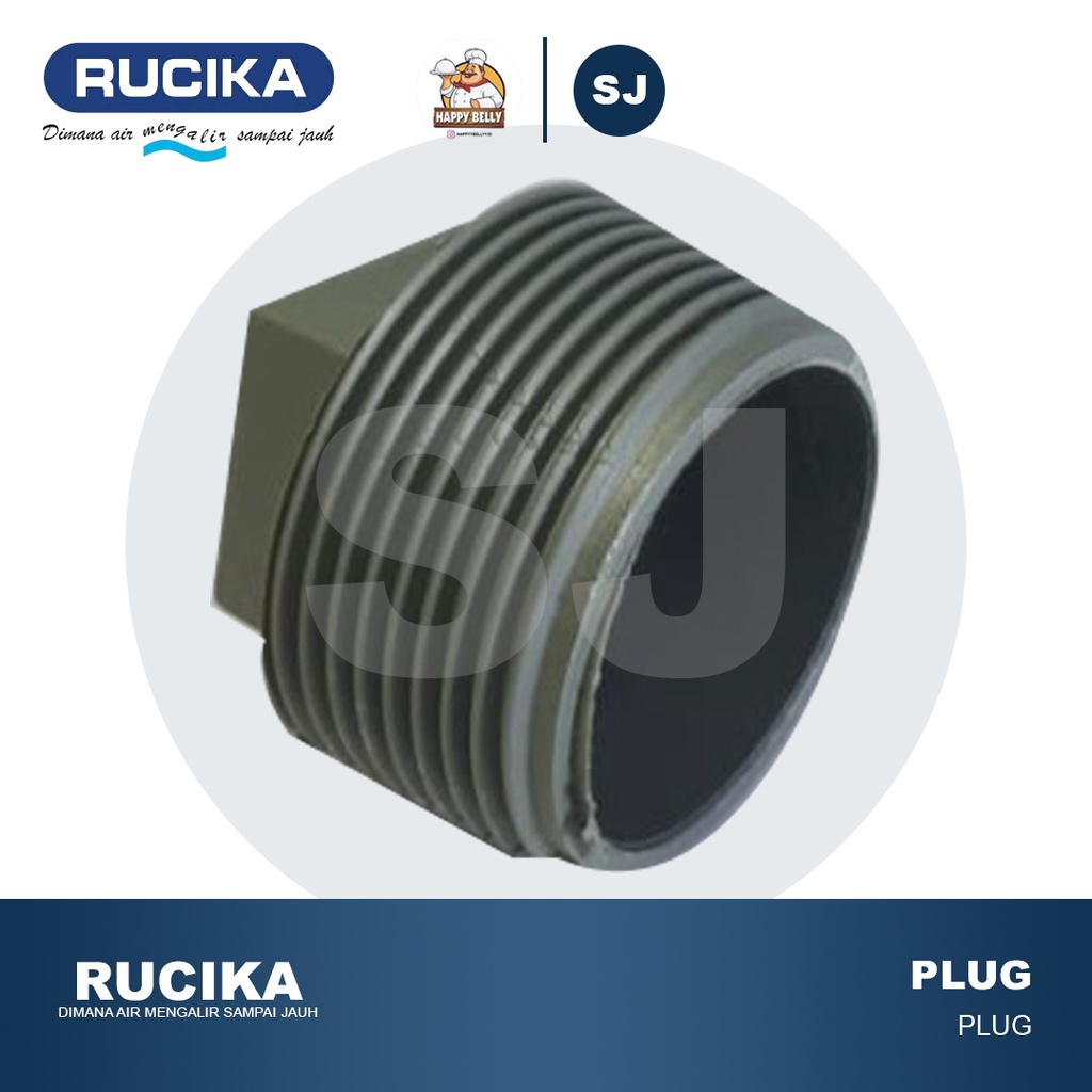 Jual Plug PVC Rucika AW (Tebal) 3/4