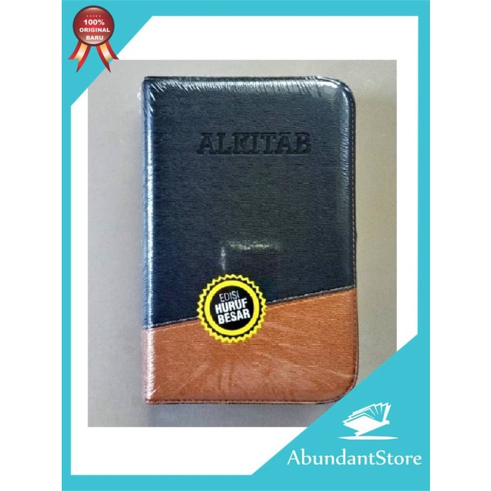 Jual Alkitab Edisi Huruf Besar Sampul Resleting Alkitab Lansia Lai