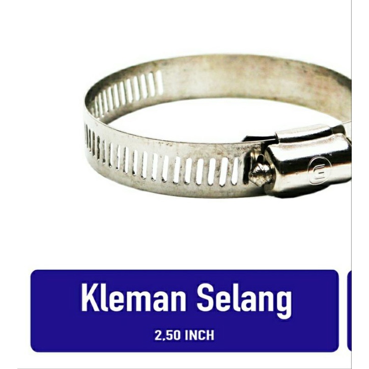 Jual Klem Kleman Selang Stainless Steel Pengencang Pengikat Hose Clamp