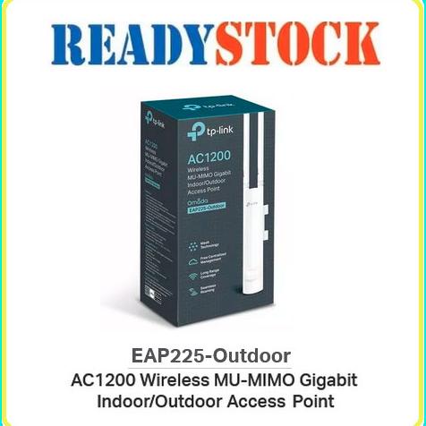 Jual TP-Link EAP225-Outdoor AC1200 Wireless MU-MIMO Gigabit AP Outdoor ...