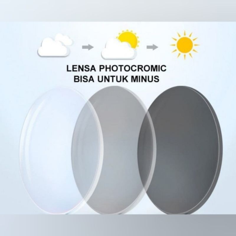Jual LENSA PHOTOCROMIC GREY INDEX 1.56 BISA NORMAL, MINUS DAN CYLINDER ...