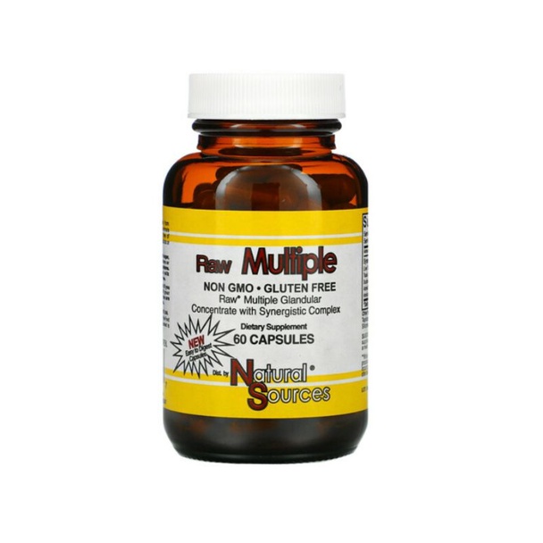 Jual Natural Sources Raw Multiple Thyroid Synergistic Complex 60 Caps