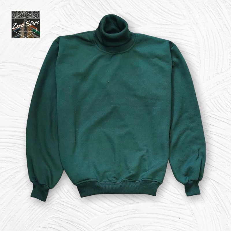 Jual Sweater Turtleneck Polos Unisex Murah Bisa Cod Turtleneck Rib Dan