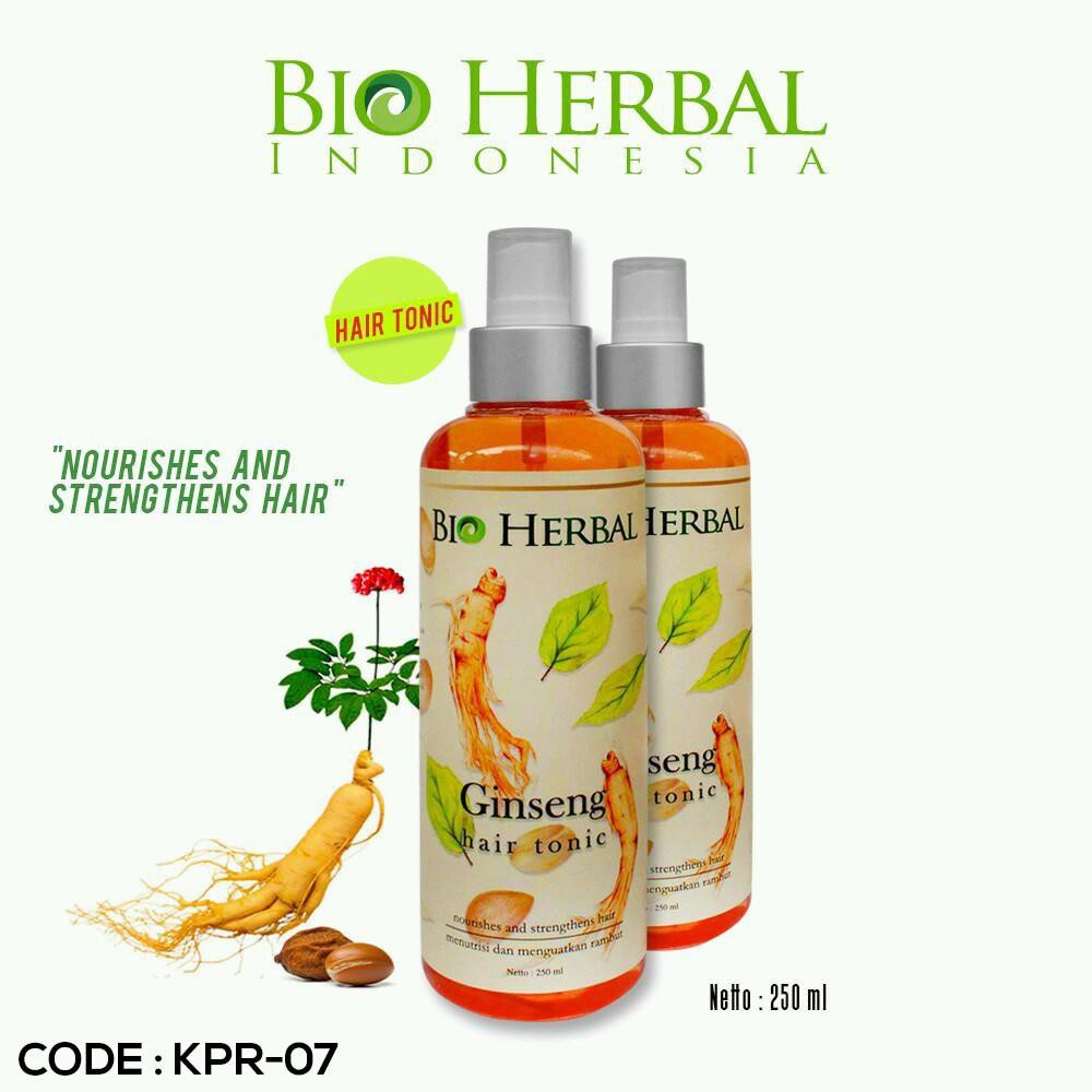 Jual Bio Herbal Hair Tonic Ginseng -Bio Tonic (Kpr-07) | Shopee Indonesia