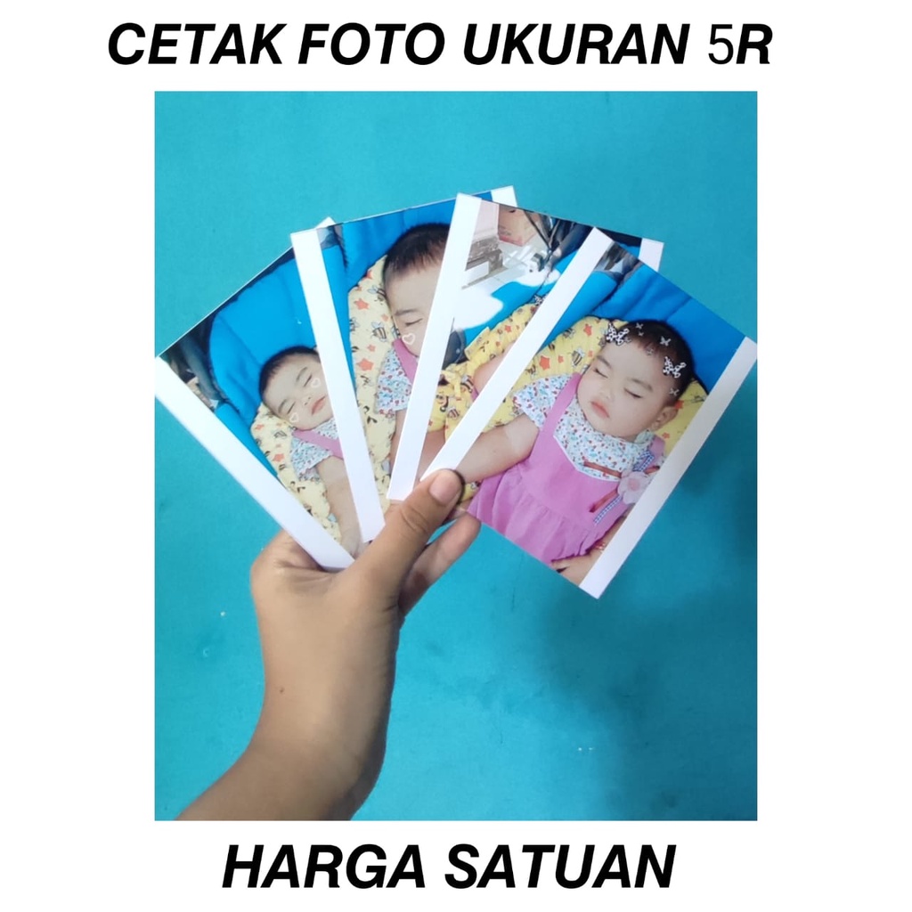 Jual CETAK FOTO UKURAN 5R (12X17) | Shopee Indonesia