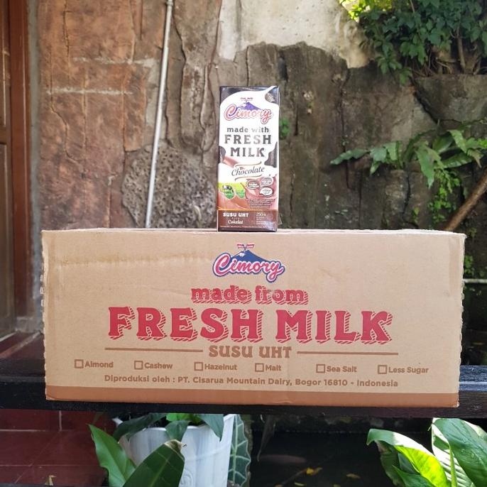 Jual Cimory Susu Uht Fresh Milk 1 Karton 1 Karton Isi 24 250 Ml