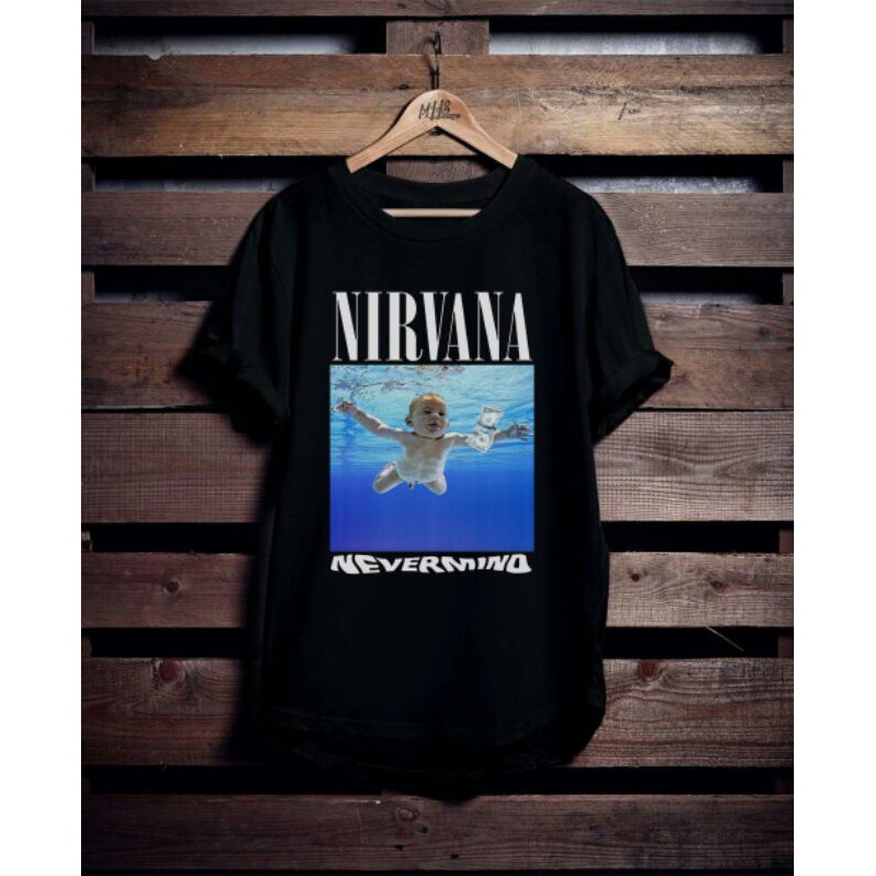 Jual KAOS NIRVANA NEVERMIND-GILDAN-T SHIRT BAND MUSIK KURT COBAIN ...
