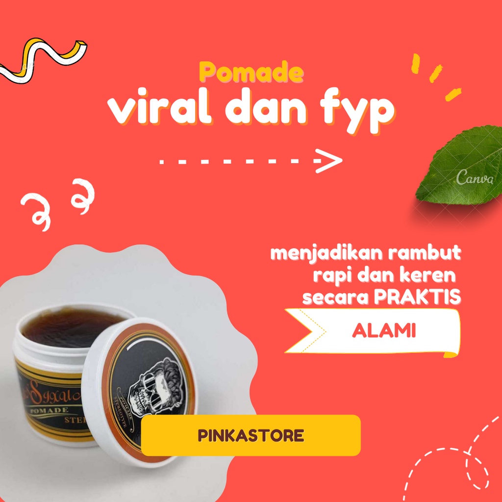 Jual Pomade Rambut Bahan Alami Cream Pasta Praktis Rapi dan Ganteng ...