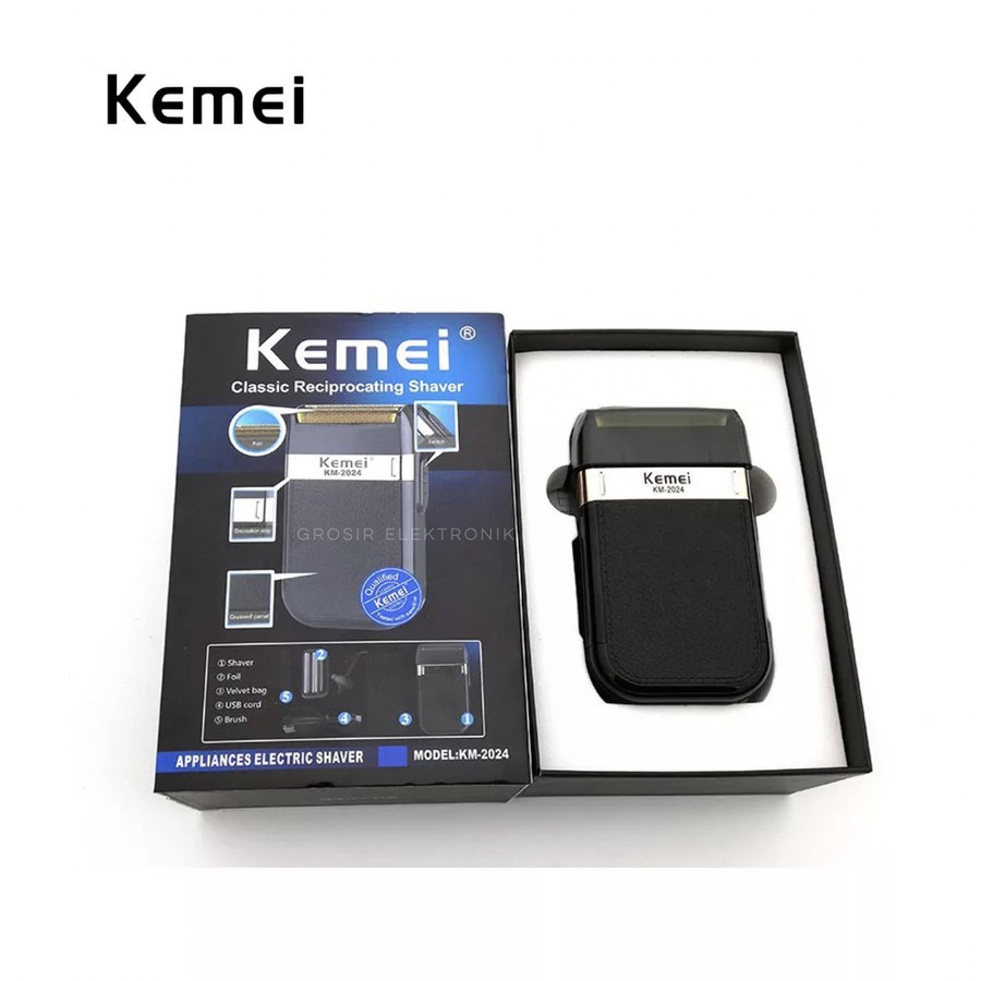 Jual Kemei Km Shaver Waterproof Alat Mesin Cukur Jenggot Kemei Km Shopee Indonesia