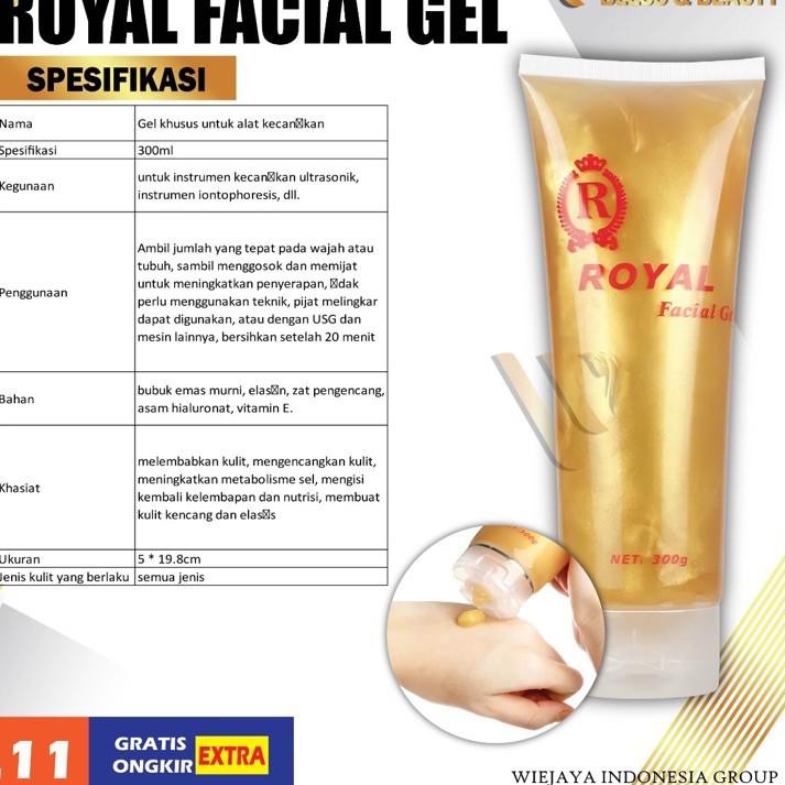 Jual Gel Royal facial gel Hifu IPL RF Ultrasonic Lifting Tightening ...