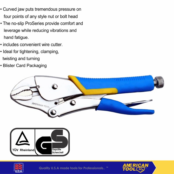 10" LOCKING PLIER VICE GRIP PLIER CURVED / Jam Locking Playar / JAW