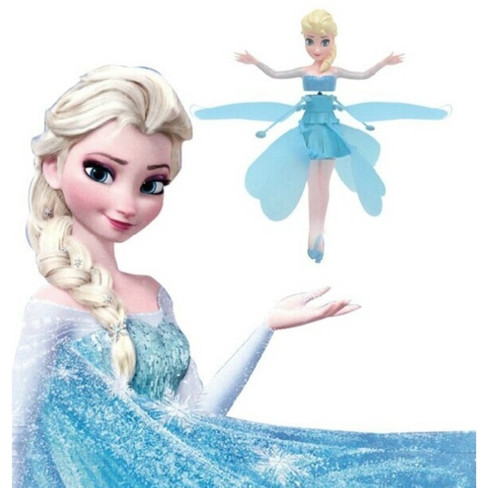Jual Mainan Anak Boneka Terbang Sensor Doll Peri - Flying Frozen Elsa ...