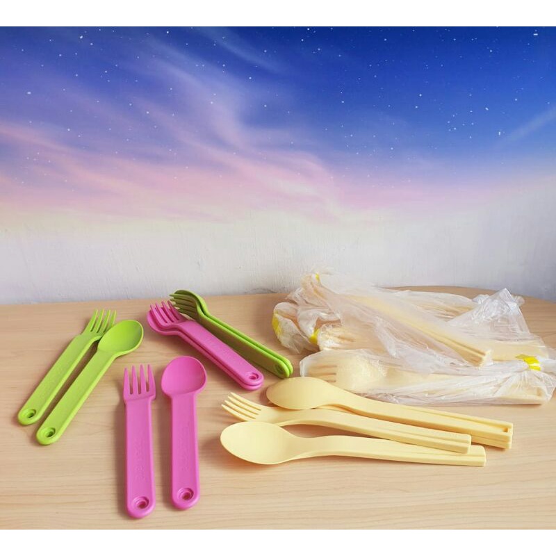 Jual Cutlery Set Tupperware ( Sendok Garpu) | Shopee Indonesia
