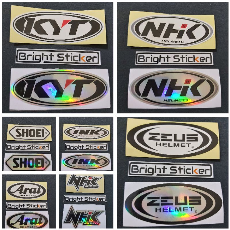 Jual STICKER MERK NAMA HELM PRINCUTT | Shopee Indonesia