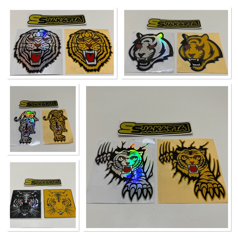 Jual STICKER HARIMAU KEPALA MACAN CUTTING | Shopee Indonesia