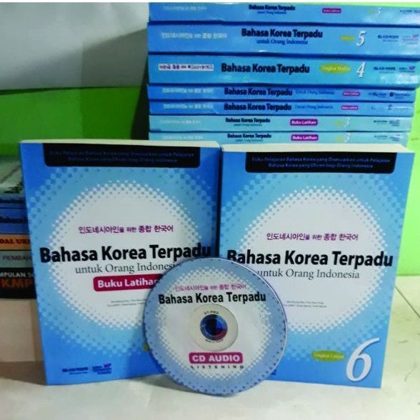 Jual BUKU PAKET 6 + CD, BAHASA KOREA TERPADU, Untuk Orang Indonesia ...