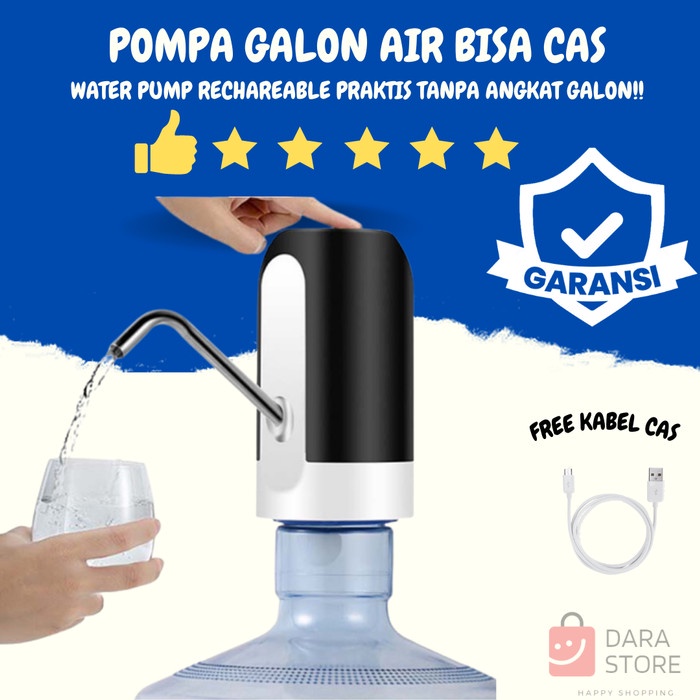 Jual Pompa Elektrik Galon Air Minum Rechargeable Smart Wireless Pump