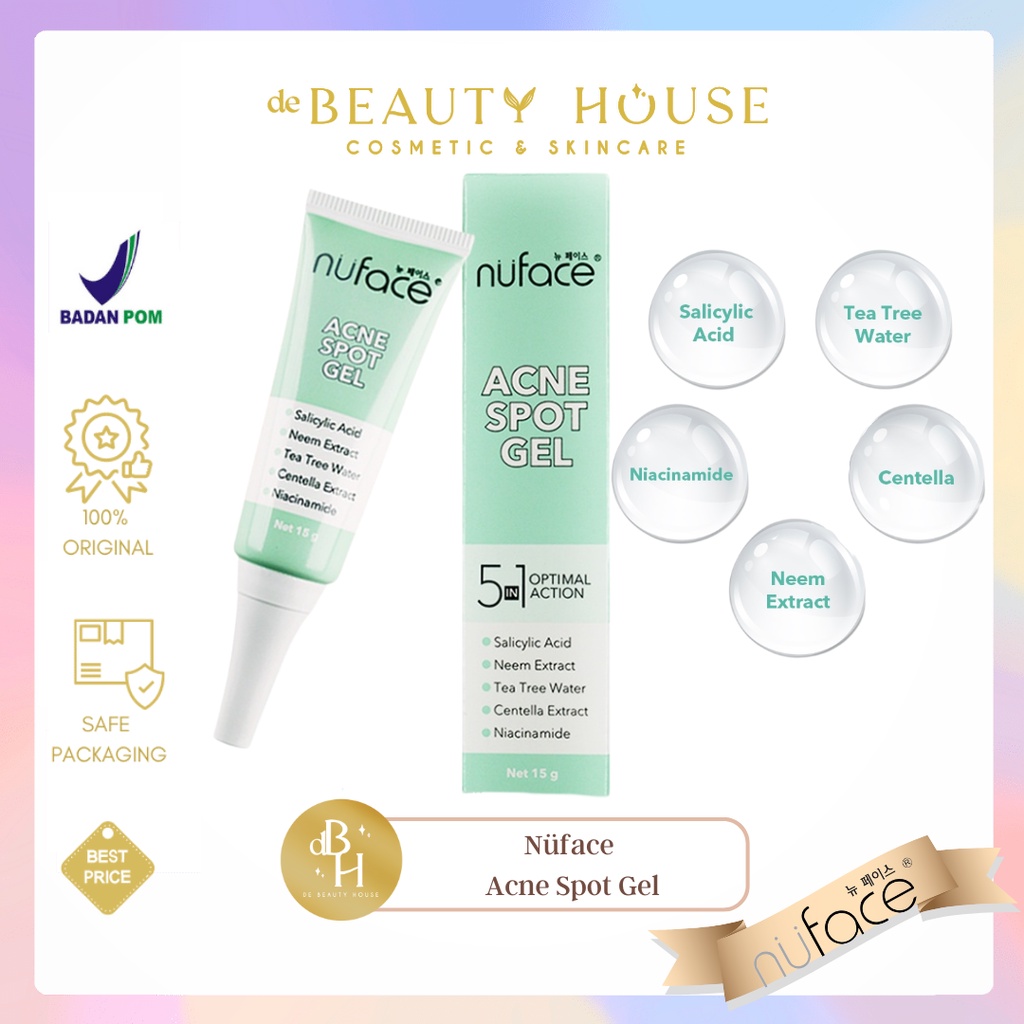 Jual NUFACE Acne Spot Gel Treatment 15g Shopee Indonesia