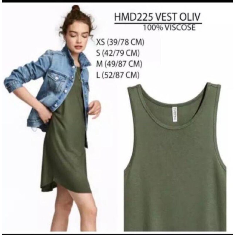 Tank top clearance dress h&m