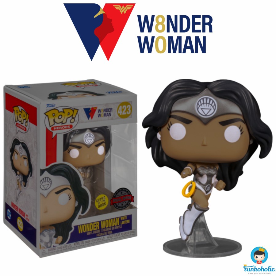 Funko Pop! Wonder Woman Als White Lantern – Limited Edition Vinylfigur