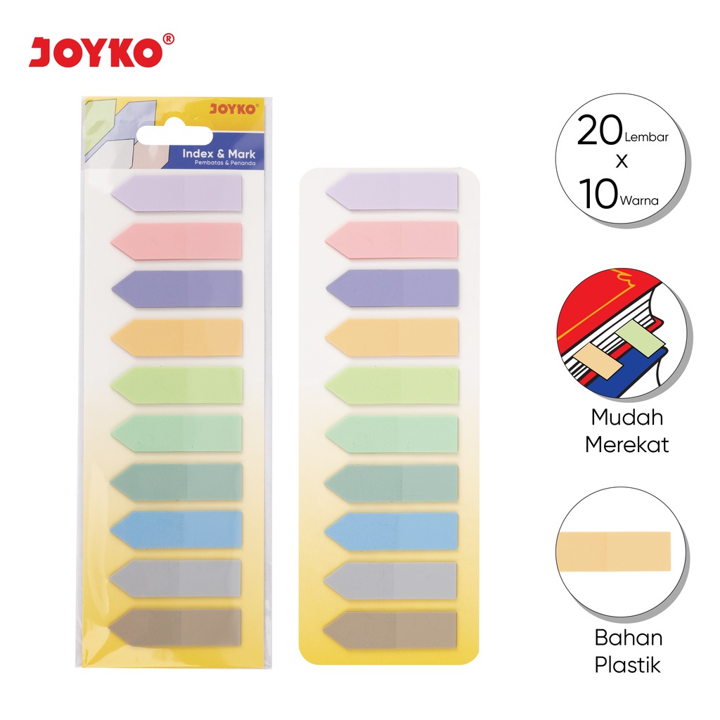 Jual Index Mark Penanda Pembatas Joyko IM-63 Plastik | Shopee Indonesia