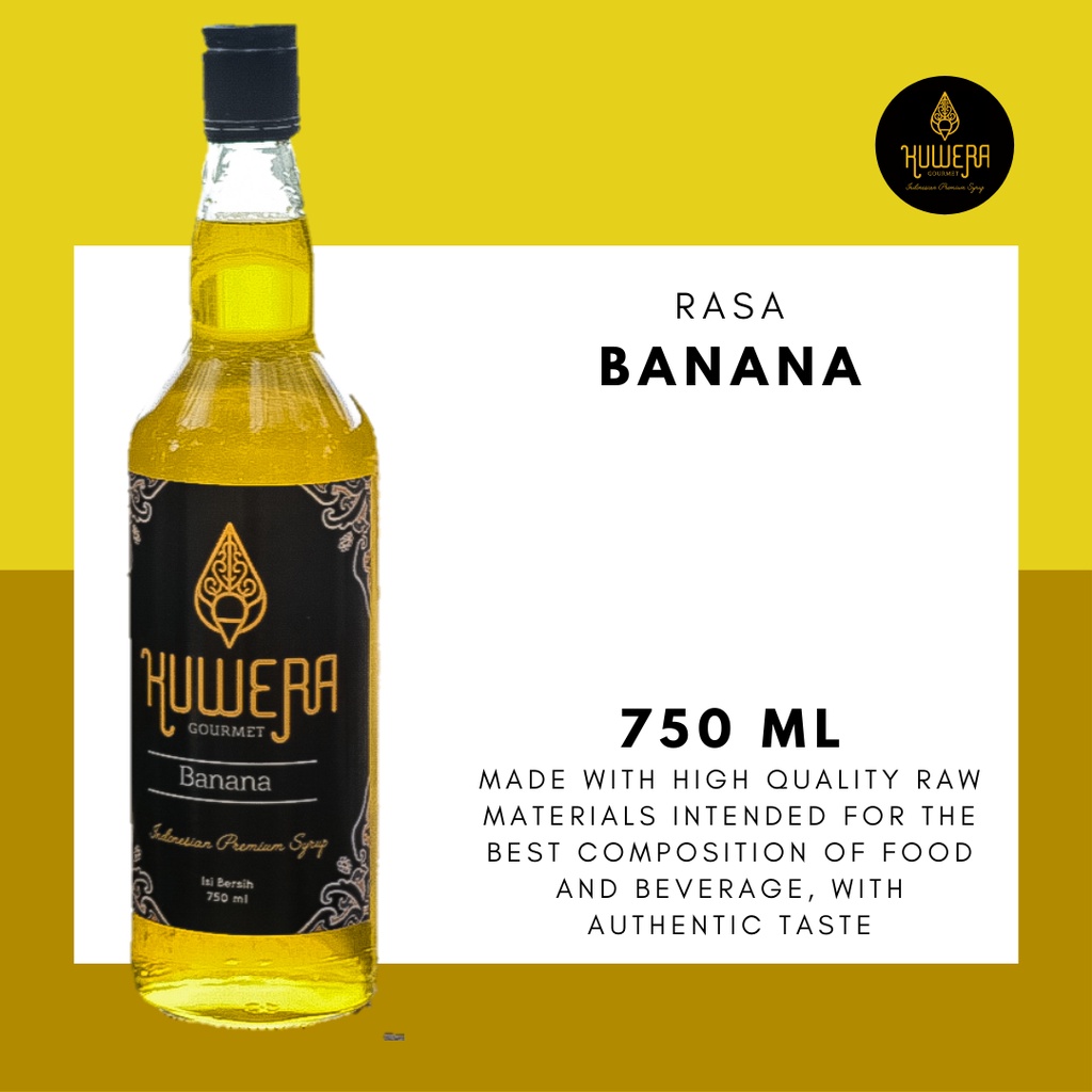 Jual Sirup Banana - Kuwera Syrup 750 ml | Shopee Indonesia