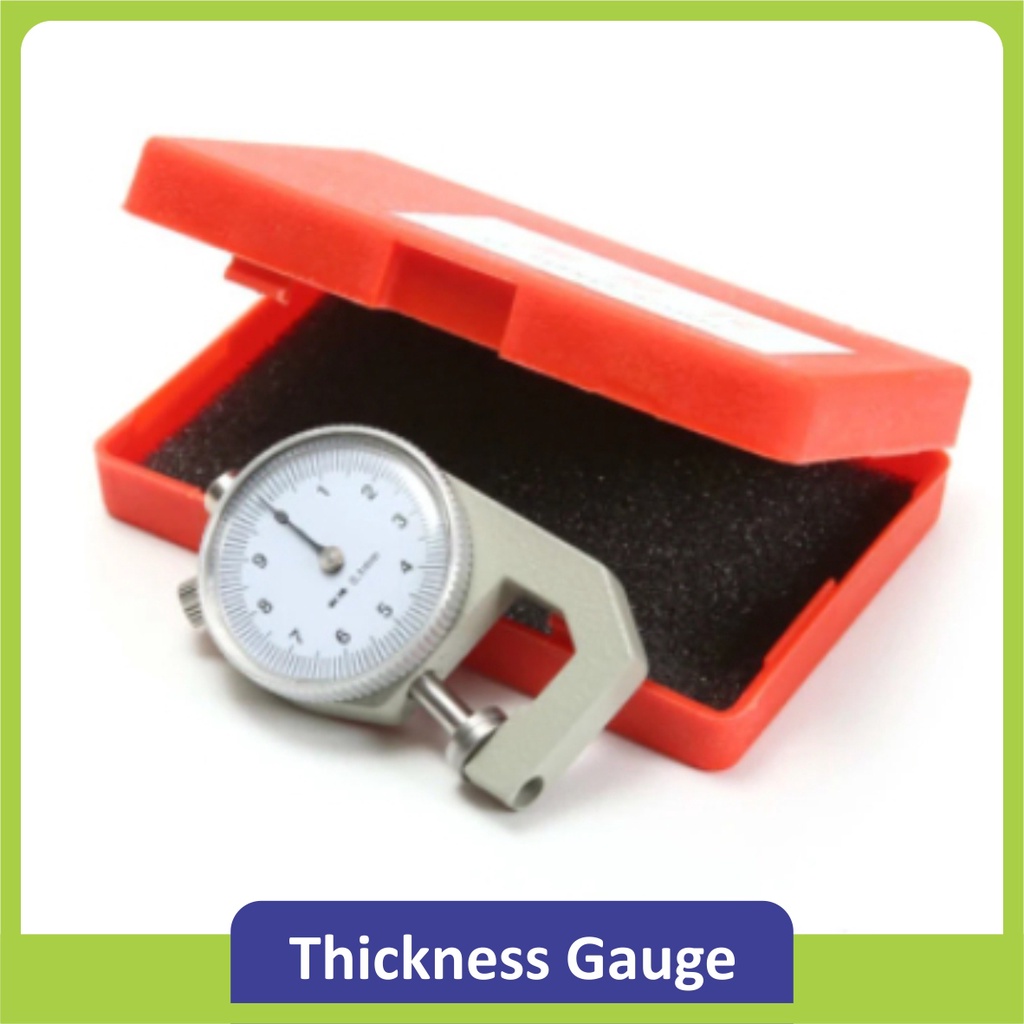 Jual Thickness Gauge Alat Ukur Ketebalan Kertas Dan Plastik Mm Mm Shopee Indonesia