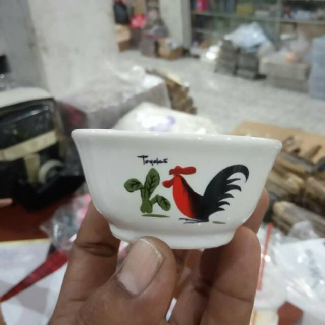 Jual Souvenir Mangkok Ayam Jago New Pict Model Shopee Indonesia