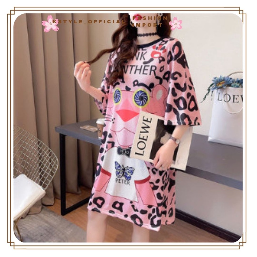 pink panther t shirt dress Buy Pink Panther Hot Pink Women Oversized T-Shirt Dresses Online at The  Souled Store