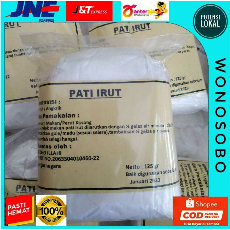 Jual PATI IRUT MURNI | 100gr | pati angkrik | pati garut | obat magh ...