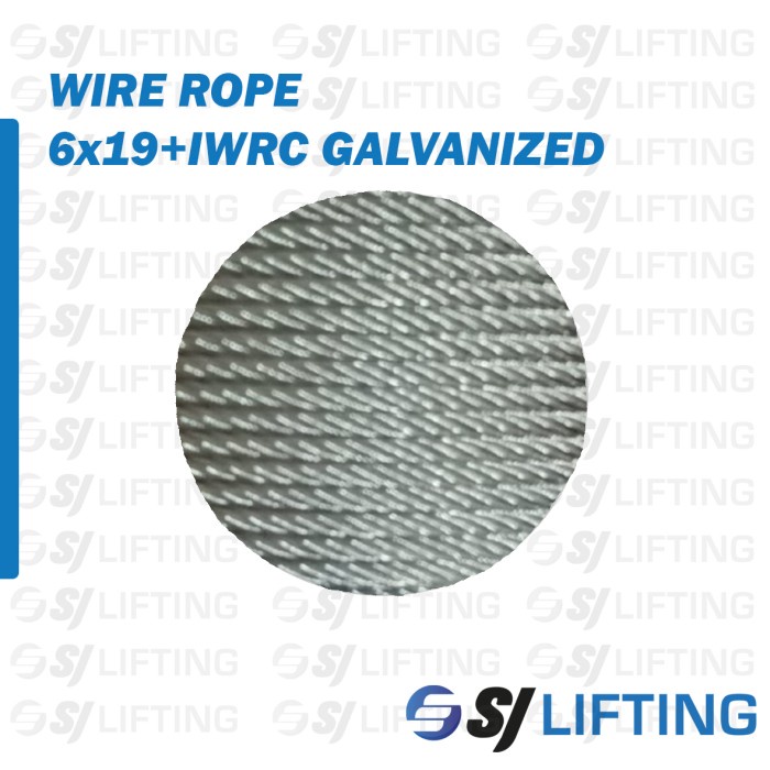 Jual Wire Rope Kawat Sling Full Baja Galvanis 5mm | Shopee Indonesia