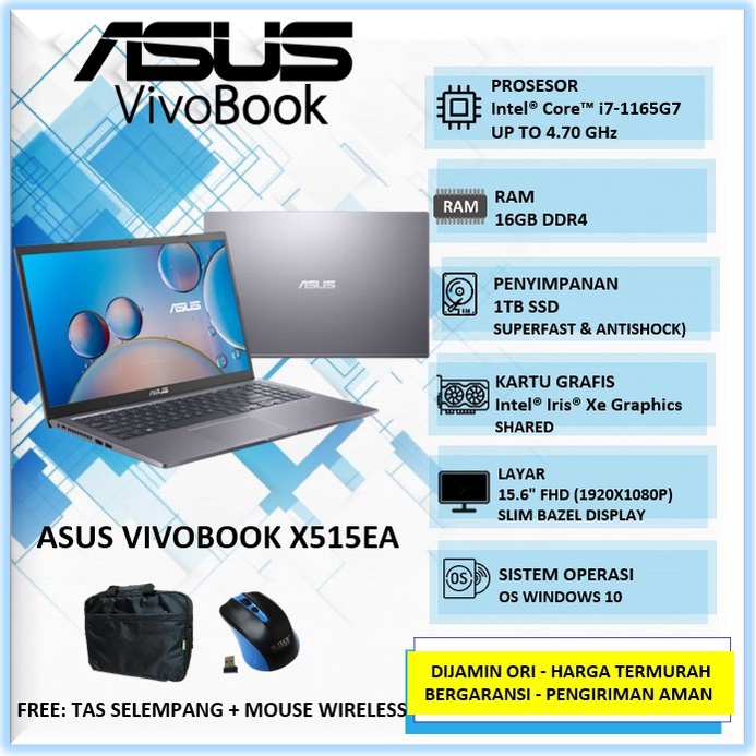 完動品】ASUS Vivobook X515EA 16GB+512GB i7 完動品】ASUS Vivobook