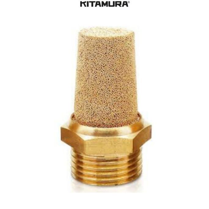 Jual BSL 02 SILENCER KUNINGAN KERUCUT PNEUMATIC 1/4