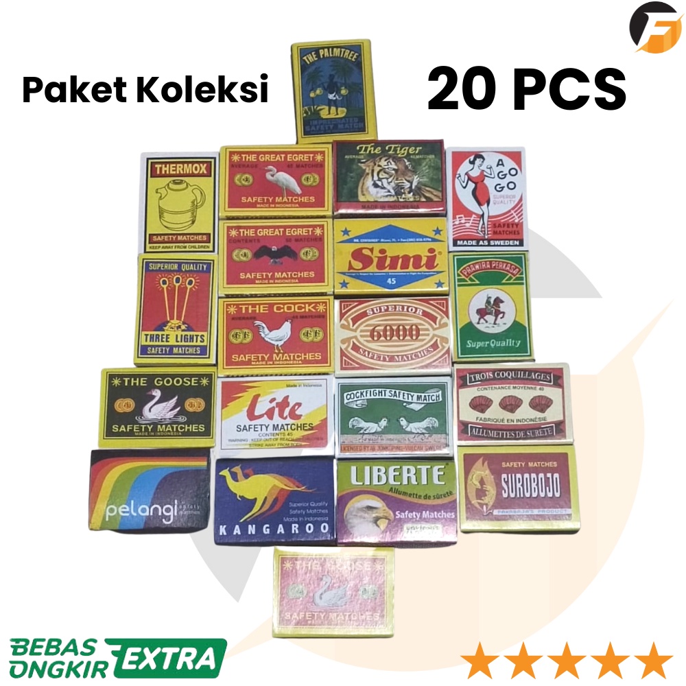 Jual Korek Api Kayu Koleksi 20 Pcs Korek Jadul Korek Jress Korek Kayu ...