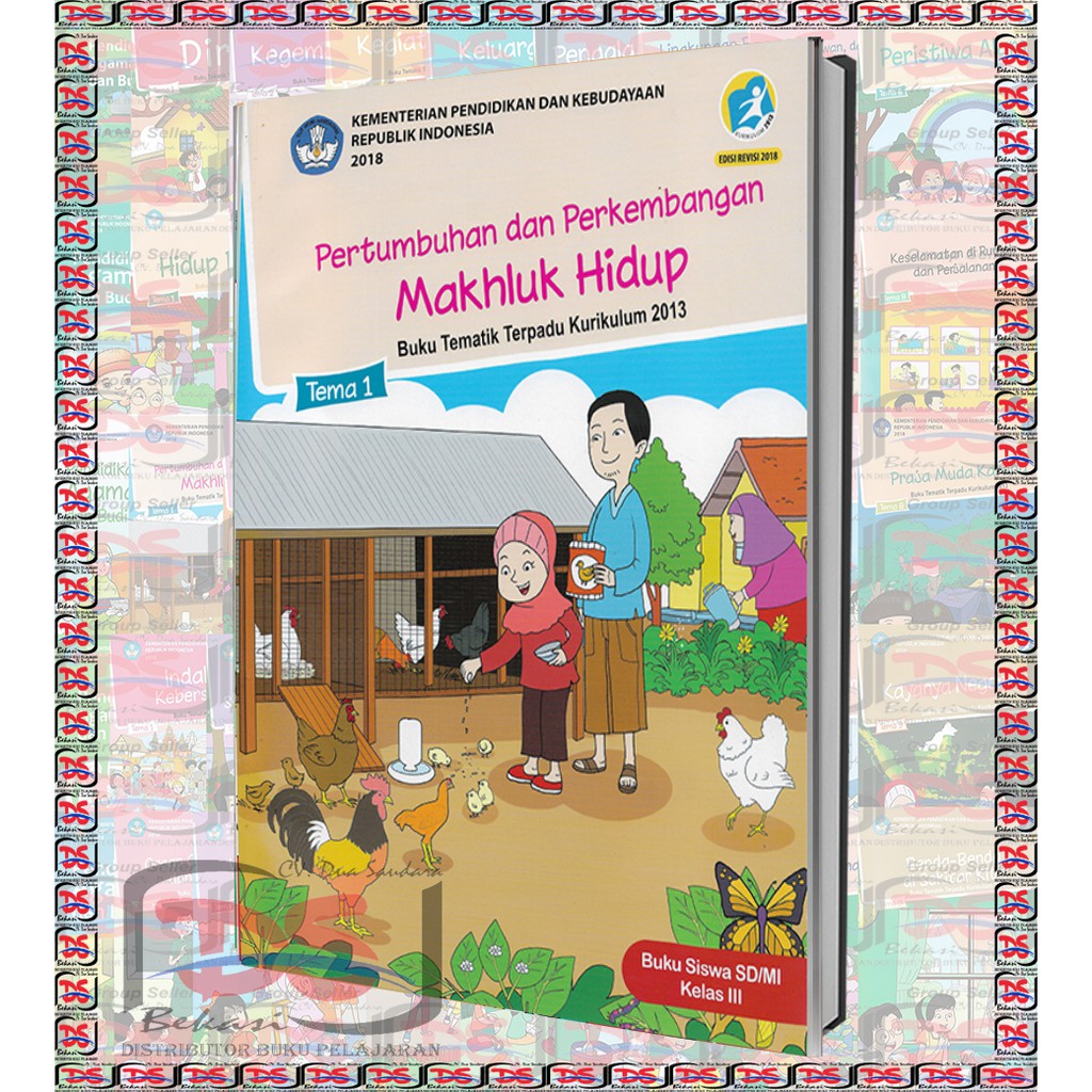 Jual Buku Tematik Terpadu Kelas 3 SD Tema 1 Kurikulum 2013 Revisi 2018 ...