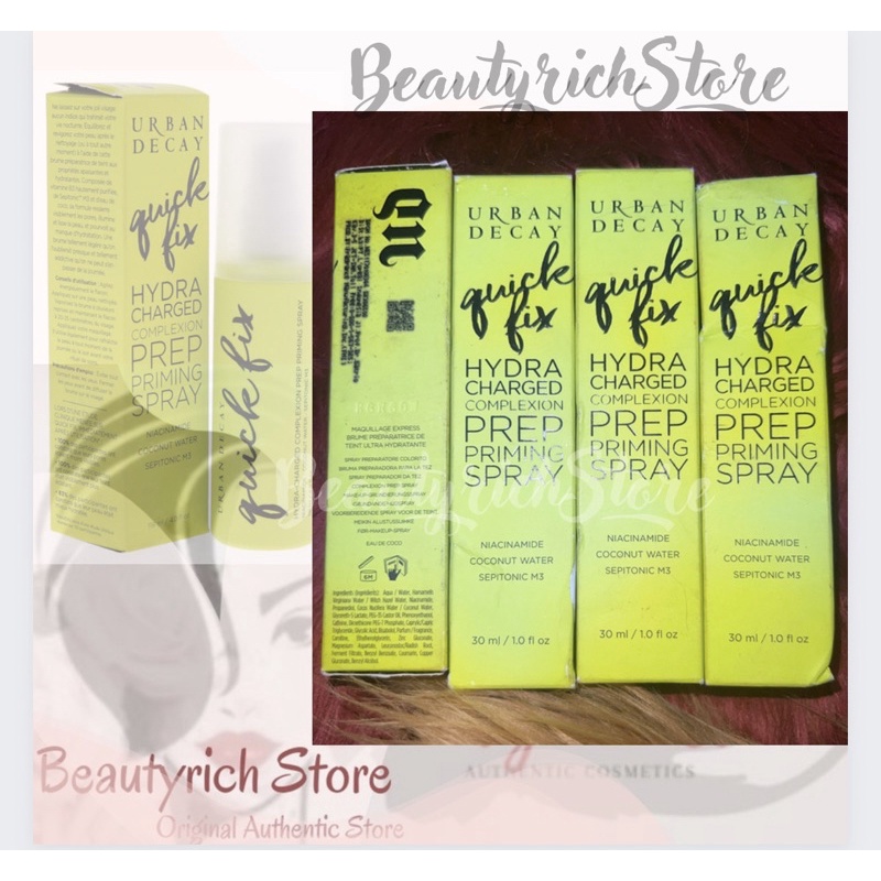 Jual Urban Decay Quick Fix HydraCharged Complexion Prep Priming Spray