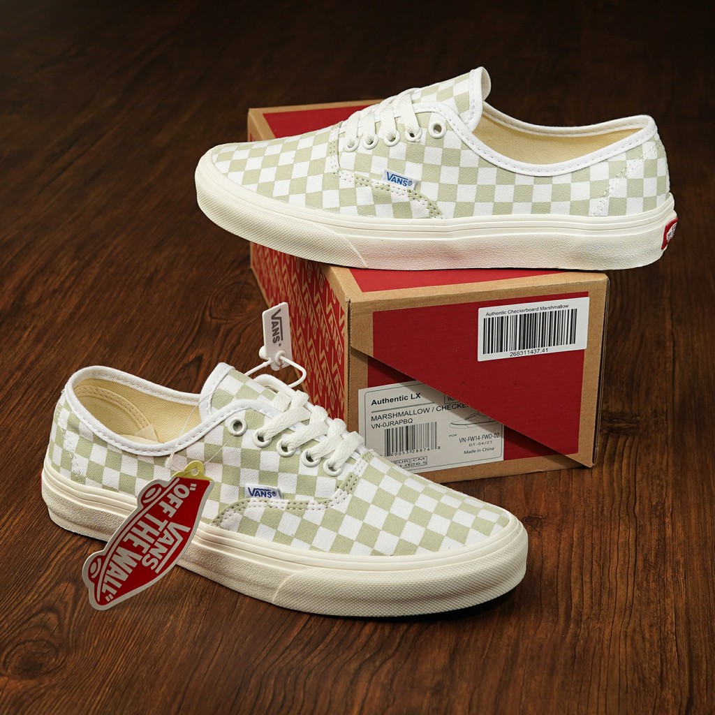 Vans sales checkerboard marshmallow