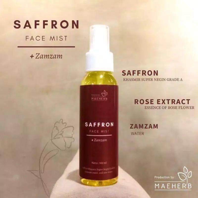Jual Facemist Safron Face Mist Safron Facemist Saffron dengan Zam