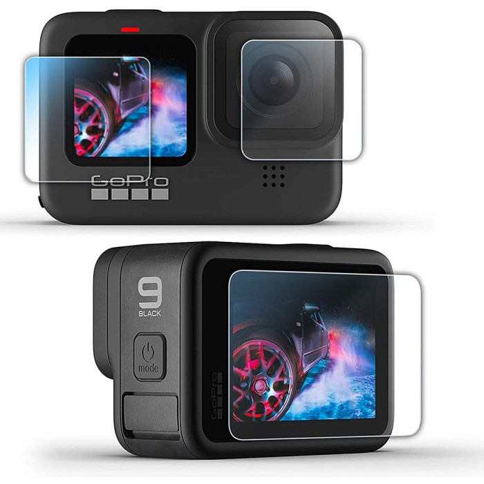 Gabbia In Alluminio Per GoPro Hero 13/12/11/10/9 – Protezione E Due Slitte Porta Accessori, Colore Nero