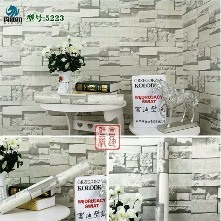 Jual WALLPAPER DINDING ukuran 45 cm x 10 M / Wallsticker Stiker