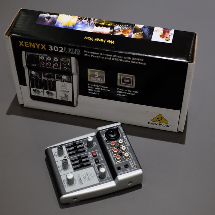 Jual ALAT MUSIK MIXER BEHRINGER XENYX 302USB with audio interface ...