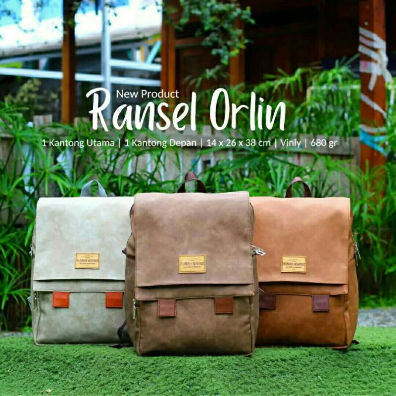 Jual Tas Ransel Orlin Rumah Warna | Shopee Indonesia