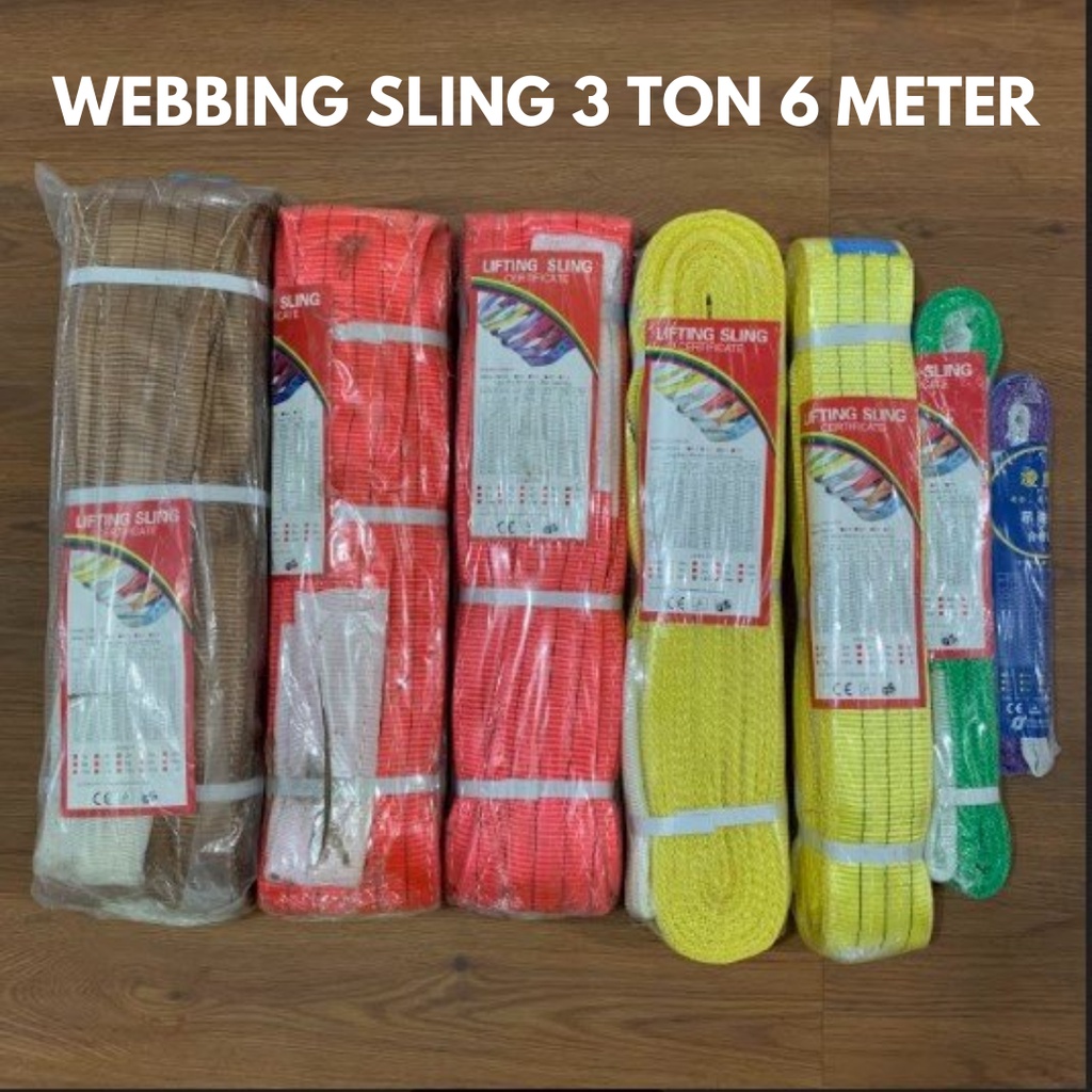 Jual bing Sling Belt 3 Ton 6 Meter Shopee Indonesia